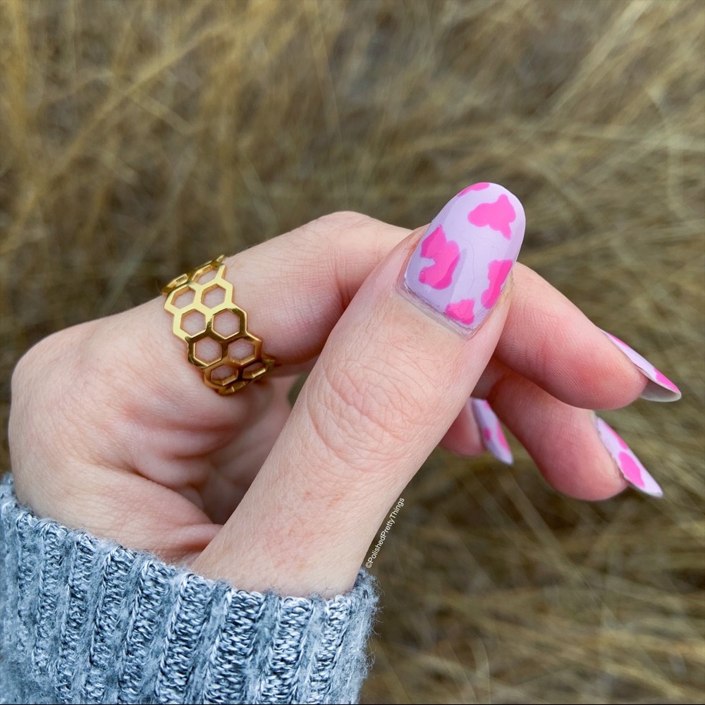 ❣️SOLD❣️14K Gold Honeycomb Statement Stacking Ring